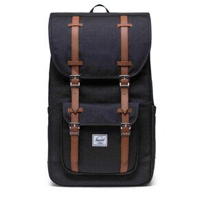 NWT Herschel Little America Backpack Black 30L standard travel unisex